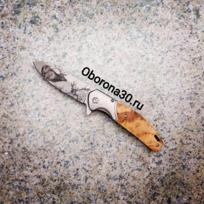 Ножи Нож складной «Олень» CM97 (рукоять дерево)