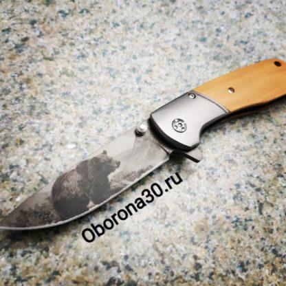 Ножи Нож складной «Медведь» CM98 (рукоять дерево)